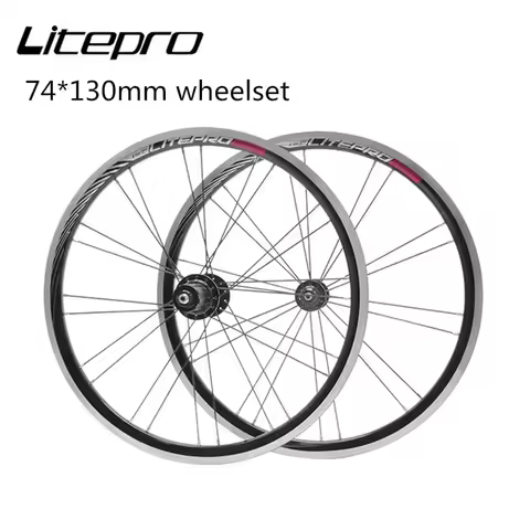 Litepro S21 20Inch 406 451 Disc V Brake Wheels 4Sealed Bearings 11 Speed Folding Bicycle Wheelset Ri