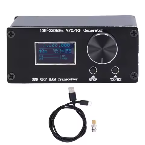 10K‑220MHz SDR QRP HF Transceiver HAM Variable Frequency Oscillator VFO RF Generator