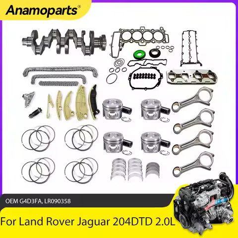 Engine Rebuild Kit Piston Crankshaft Fit 2.0 L Diesel 204DTD 204DTA AJ200 For Jaguar Land Rover Rang