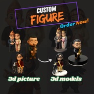 CUSTOM! 3D figure 3D picture model/ 3D wedding gift/ 3D birthday gift/ 3D graduation gift/