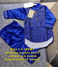 BAJU MELAYU BUDAK (BIRU)