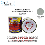 PENTA KRISTAL SILVER MET 509015 200 gram - cat kristal silver 509015 - cat silver metallic - cat sil