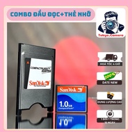 1GB CF memory card and PCMCIA card reader for CNC machines