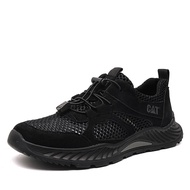 Caterpillar breathable mesh leather sports shoes CAT mens casual shoes jogging shoes