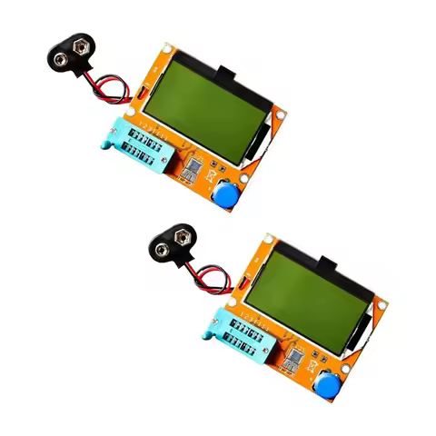 ABMH-2PCS LCR-T4 ESR Meter Transistor Tester Battery Buckle