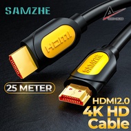 SAMZHE 25 Meter 4K HDMI Cable HD 3D Stereo Video Gaming for PC Laptop TV Projector TV Box