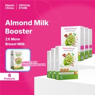 Mama's Choice Almond Milk Booster Natural Maternity Milk with DHA for Breastfeeding (Bundle of 6)