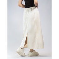 Chân váy kaki Bigsize nữ dáng dài chữ A thiết kế cạp chun co giãn Chân váy dài kaki nữ cạp cao che k