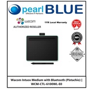 [SG 60 Promotion] LIMITED STOCK - Wacom Intuos Medium with Bluetooth (Pistachio) | WCM-CTL-6100WL-E0