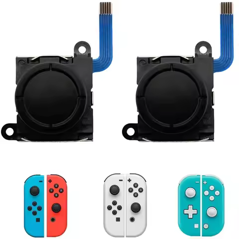 2Pcs Replacement Hall Effect Joystick For Switch OLED/Switch/Lite Joycon Analog Thumb Stick Parts Fo