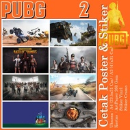 PUBG Poster Sticker | War War War War | War War War | Mobile Mobile Mobile | Game Game | Games Games