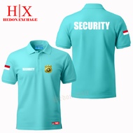 Hedon State - Poloshirt Pendek Security Baju Kaos Kerah Seragam Pria Wanita
