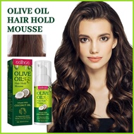 Olive Oil Mousse For Hair Moisturizing Organic Olive Oil Hair Styling Mousse 60ml Anti Frizz Braid Mousse Add fitnessg