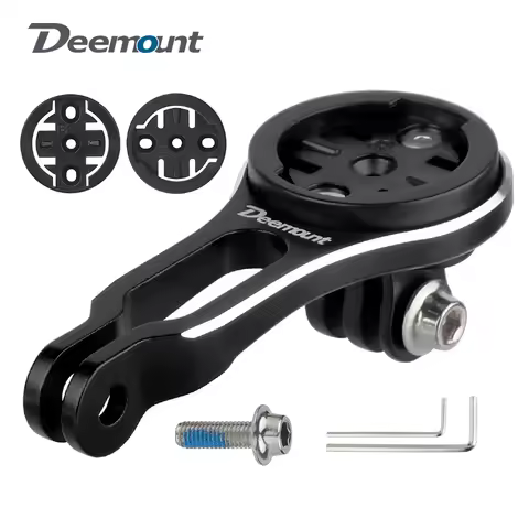 Bike Computer Stand Aluminum Alloy Front Light Lamp Holder for Gopro Camera Adaptors Fits Trek Bontr