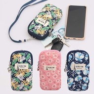 Elderly Halter Mobile Phone Bag Female Small Size Cotton Wrist Coin Purse Free Lanyard Children's Mobile Phone Bag Double Layer