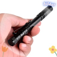 HILDAR Pen Shape Flashlight, Mini LED LED Flashlight, Useful Pen Clip Lighting Tool Waterproof Porta