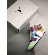 genuine original original nike air jordan 1 mid multicolor aj1 sneakers shoes for women shoes