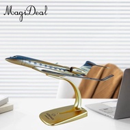 MagiDeal Airplane Model Simulated G650er Aircraft Model for Office Home Living Room
