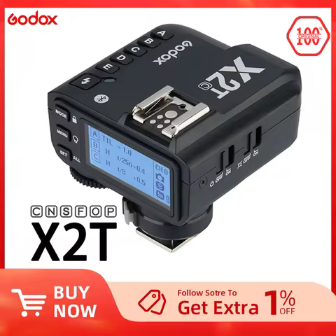 Godox X2T-C X2T-N X2T-S X2T-F X2T-O 2.4G Wireless Flash Trigger Transmitter TTL HSS for Canon Nikon