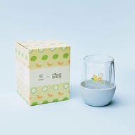 印花樂X HYDY雙層玻璃蛋型杯/ 240ml/ 限定花色/ 切片果果/ 積雲