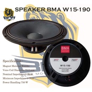 Kualitas No:1 Speaker Komponen 15 Inch Bma W15-190 Coil 3 Inch 750