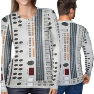New Longsleeve T-SHIRT Roland TR-909 Fullprint Tshirt Polyester Jersey Material | Size SML XL XXL 3X