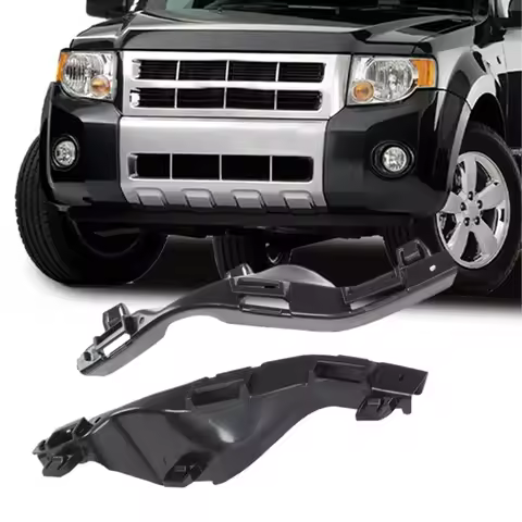 1 Pair Left & Right Front Bumper Bracket For Ford Escape 2008 2009 2010 2011 2012 8L8Z-17E814-B 8L8Z