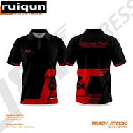 PARAMA Original JNT Express Jersey Full Printing Cool J&T Package Courier Driver Clothes