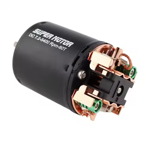 1pc 540 Brushed Motor 80T 13T 17T 23T 21T 27T 35T 45T 55T for 1/10 Off-Road Rock Crawler RC Car 540