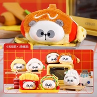 MR.PA What to Eat Today Purse Plush Keychain 9.5cm（6 Pcs）