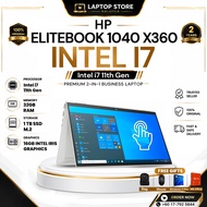 HP EliteBook 1040 x360 OLED 14" Touch n Flip i7 11th Gen 32GB RAM DDR4 4200Mhz 1TB SSD M.2 16GB GPU 