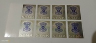 Stiker Unik Hologram Laminasi Glossy Logo STNK