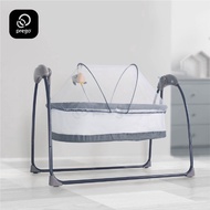 Prego Breezy Baby Swing Electric Auto Cradle Newborn Foldable Bluetooth Buaian Elektrik Ayunan 宝宝婴儿电动摇篮床