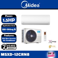 MIDEA MSXD-12CRN8 Extreme Dura R32 1.5HP Non-INVERTER Aircond Pendingin Hawa Air Conditioner