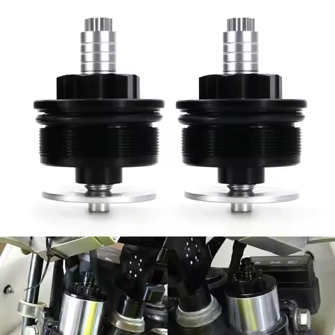 Motorcycle Preload Fork Caps Fit For Suzuki DR650SE DR650S DR250 DR350 DR800 DL1000 V-Strom 1000 GSR
