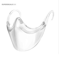 [SuperDeals888.sg] Transparent PC Face Protective Shields Anti-Splashing Masks Adult Face Mask Hot