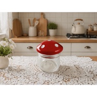 Flying tiger mushroom jar