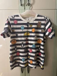 Chocolate 條紋卡通圖案T恤 S碼