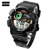 Velashop นาฬิกาข้อมือผู้ชายคาสิโอ Casio Fishing Gear 10 YEAR BATTERY สายยางเรซิ่น รุ่น WS-1500H-1AVD