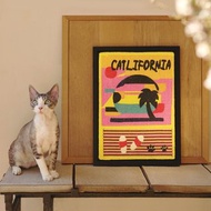 Purrre | 貓咪天然劍麻墊貼牆貓抓板不掉屑裝飾藝術畫