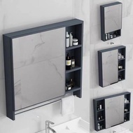 Bathroom Alumimum Mirror Cabinet Smart Bathroom Cabinet Combination Wall-Mounted Storage Cabinet Single Small Apartment Integrated Mirror Box/Bath Mirror Cabinet / Bath Vanity Cabinet / Storage Cabinet