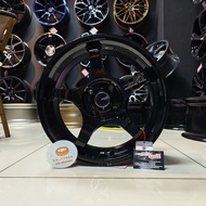 [4PCS] New Sport Rim 15inch Advan GT 15X6.5JJ ET40 4H100 GLASS BLACK