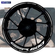 Motorcycle Accessories Sticker For GS R600 Front Rear 17 Inch Wheel Hub Racing Decal Waterproof Car 