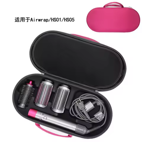 EVA Handbag Hard Case for Dyson Airwrap Styler Hair Portable Storage Box, Storage Carrying Pouch Bag