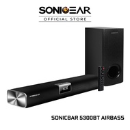 SonicGear SonicBar 5300BT Powerful Wireless 2.1 Soundbar Subwoofer For Desktop and TV |  70 Watts