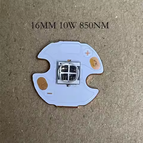 1 piece 10W infrared LED fill light 5050 LED bead 3V voltage 2.8A current 850/940nm ceramic copper p