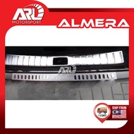 Nissan Almera N17 Rear Bumper Protector In Rear Bumper Guard Trunk Sill Protector for Nissan Almera 
