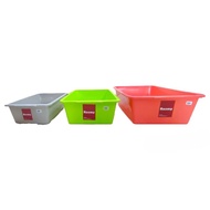 Plastic square tray / basin / square basin / besen plastik / plastik basin