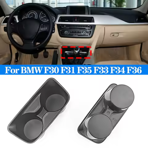 For BMW F30 F31 F35 F33 F34 F36 Car Center Console Water Cup Holder Drink Beverage Storage Holders A