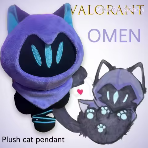 Valorant OMEN Do ll Stuffed Keychain Pillow Anime Game Character Collectible Gift Valorant